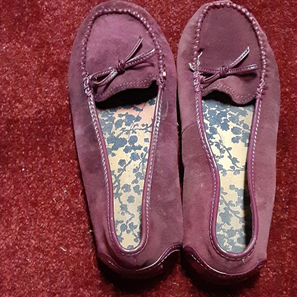 Land's End Purple Flats (size 11M)